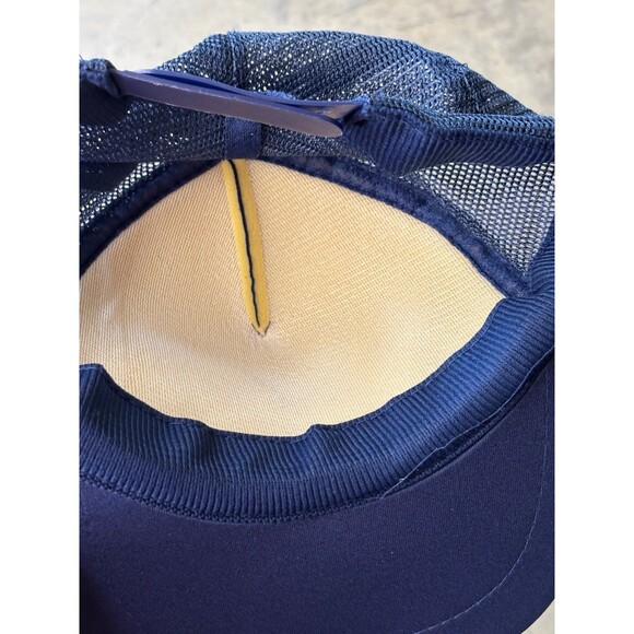 Vintage Kennedy Space Center Snapback Hat Blue Shuttle Rocket Mesh Foam Trucker - Picture 9 of 11